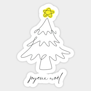 Joyeux Noel - Merry Christmas Sticker